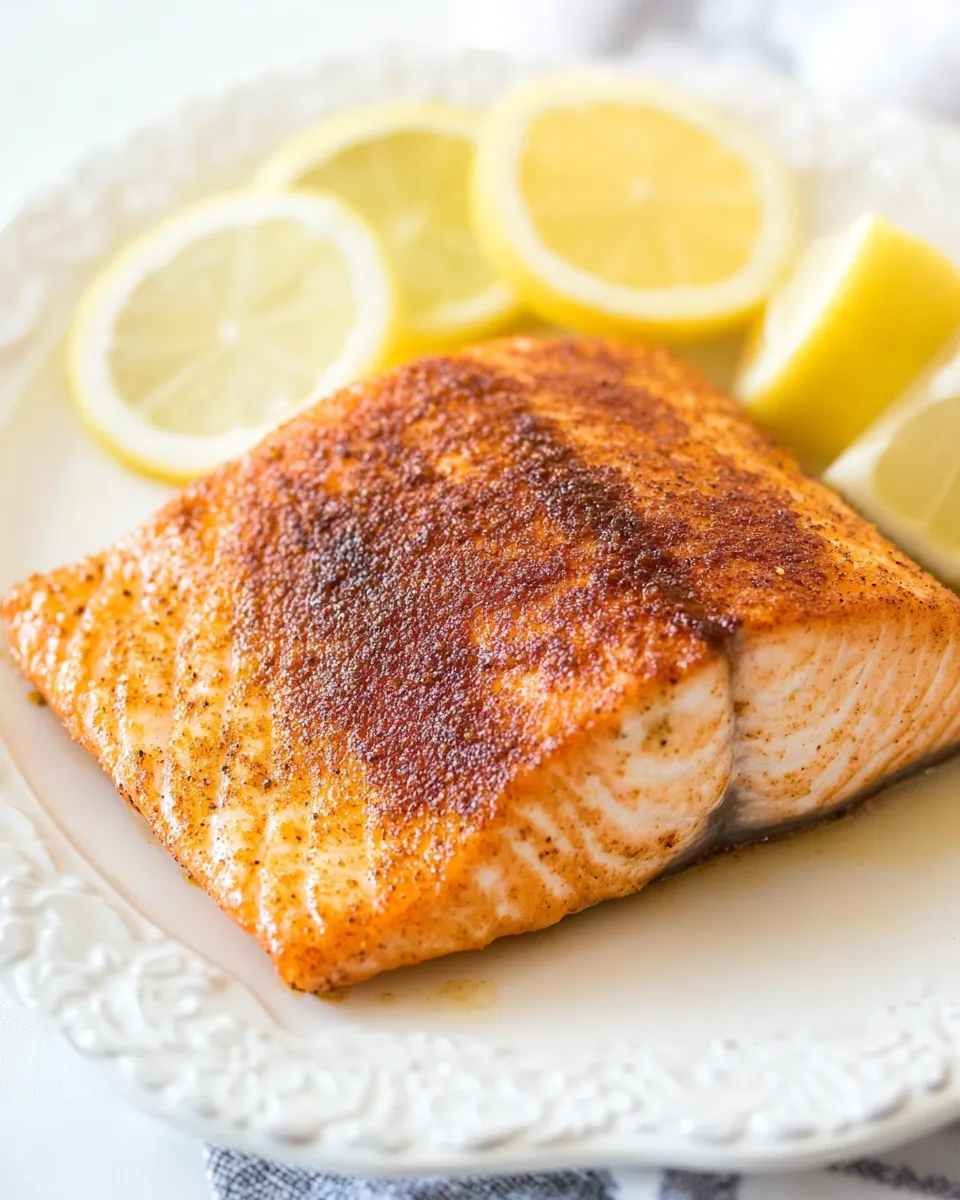 Easy Crispy Air Fryer Salmon recipe photo