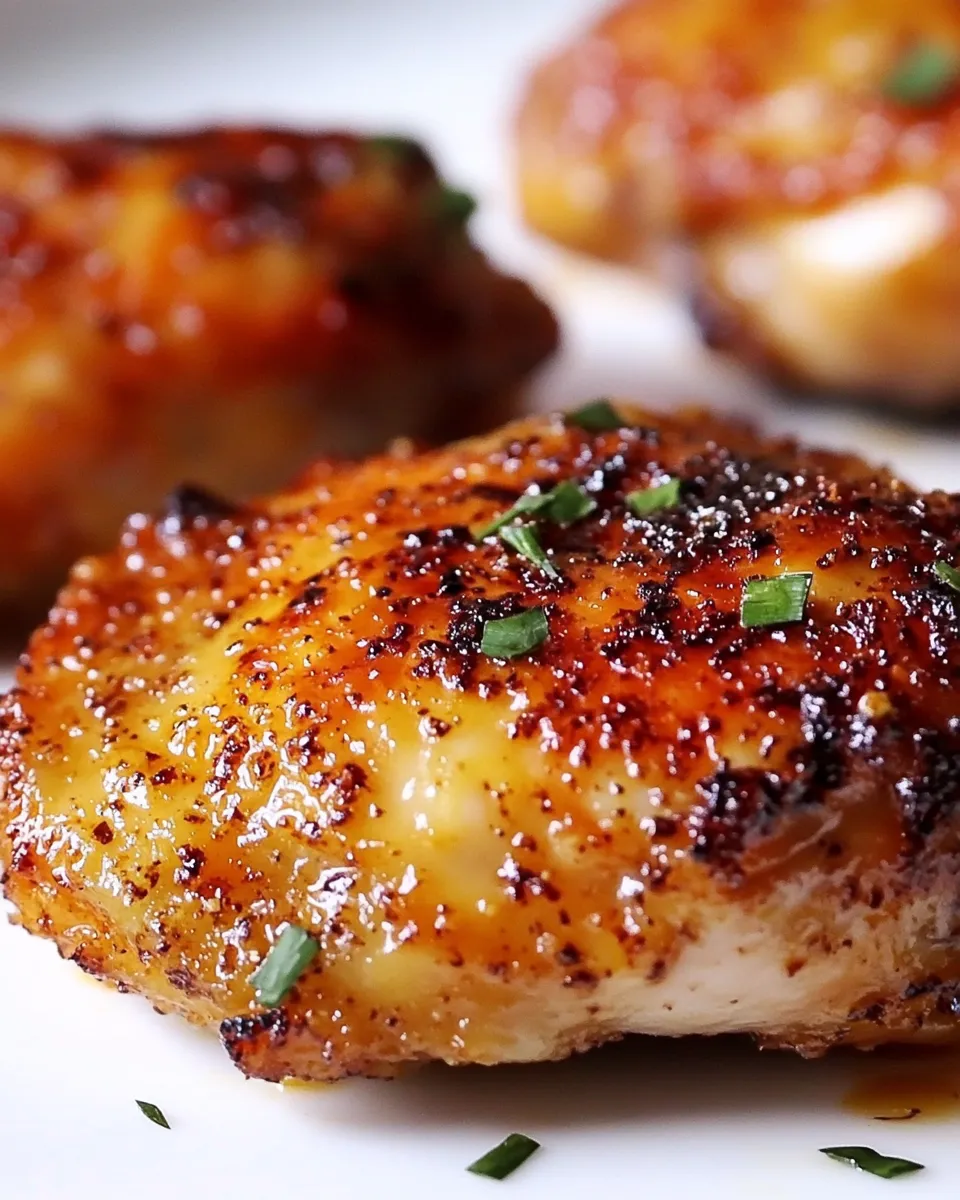 Classic Crispy Baked Chicken Thighs image