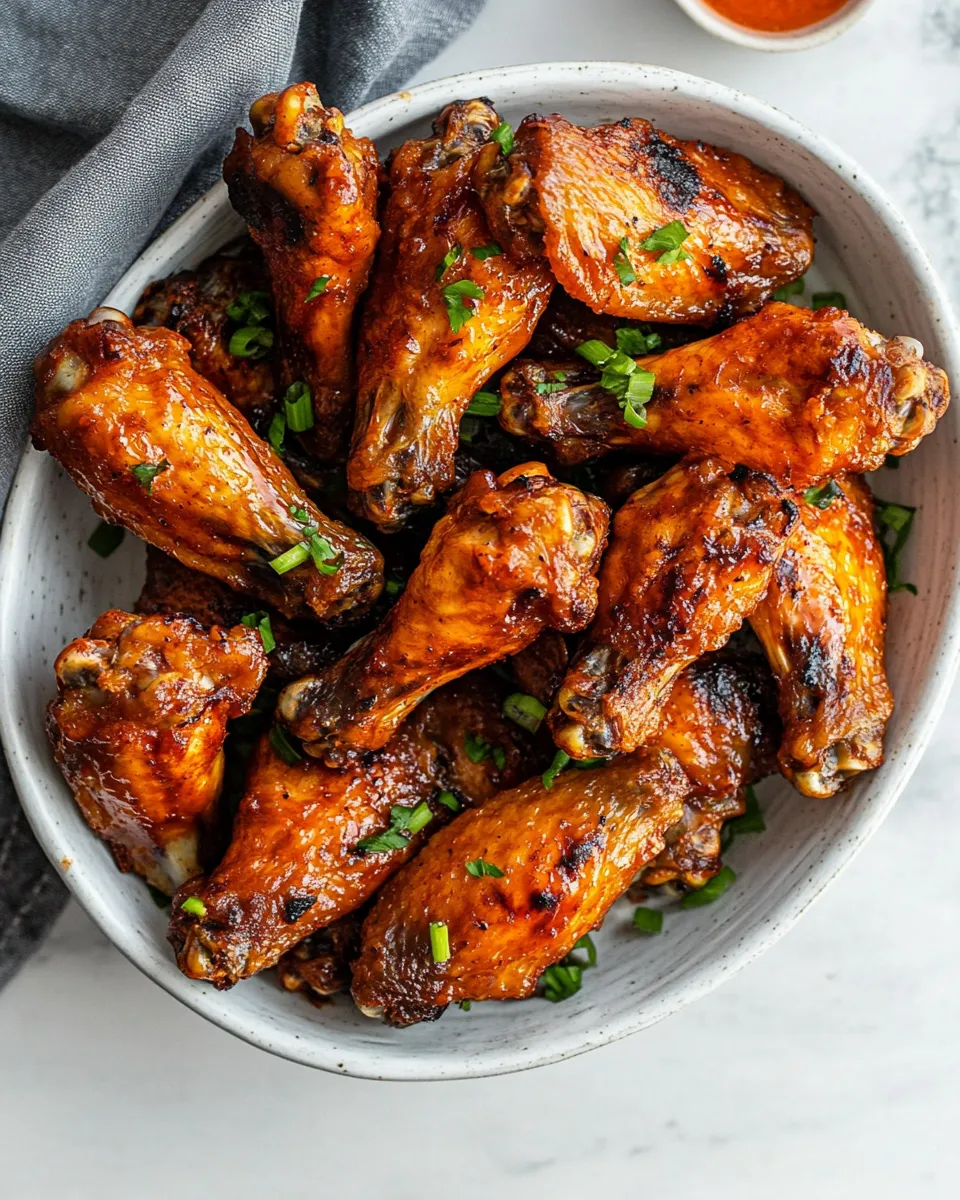 Homemade Crispy Baked Chicken Wings photo