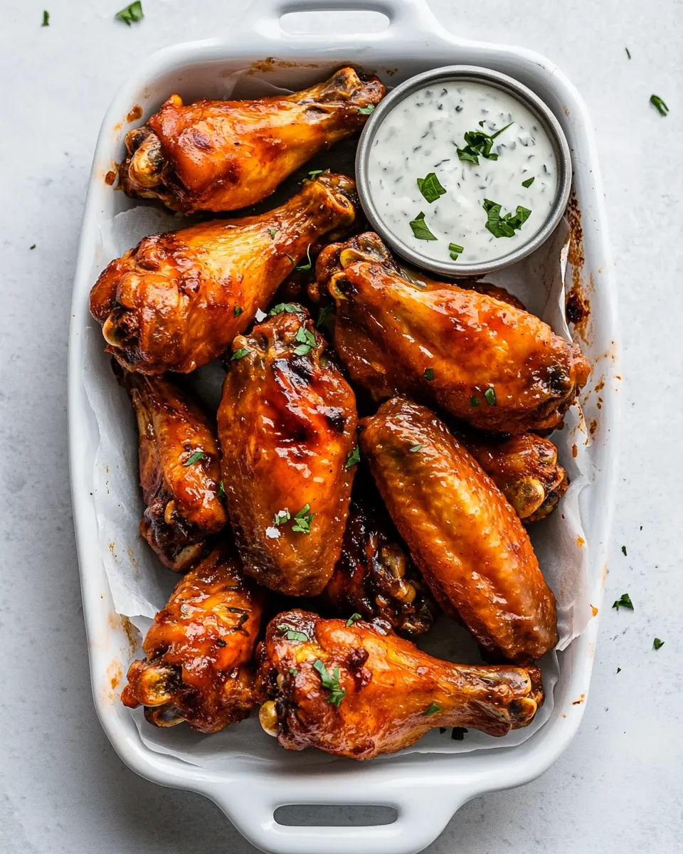 Classic Crispy Baked Chicken Wings image