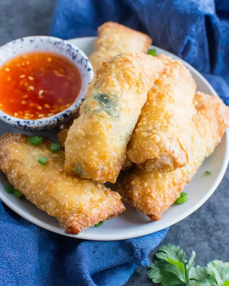 Homemade Crispy Chicken Egg Rolls Recipe photo