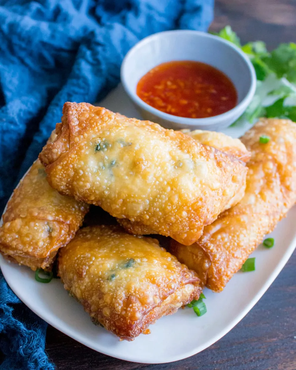 Delicious Crispy Chicken Egg Rolls Recipe dish photo