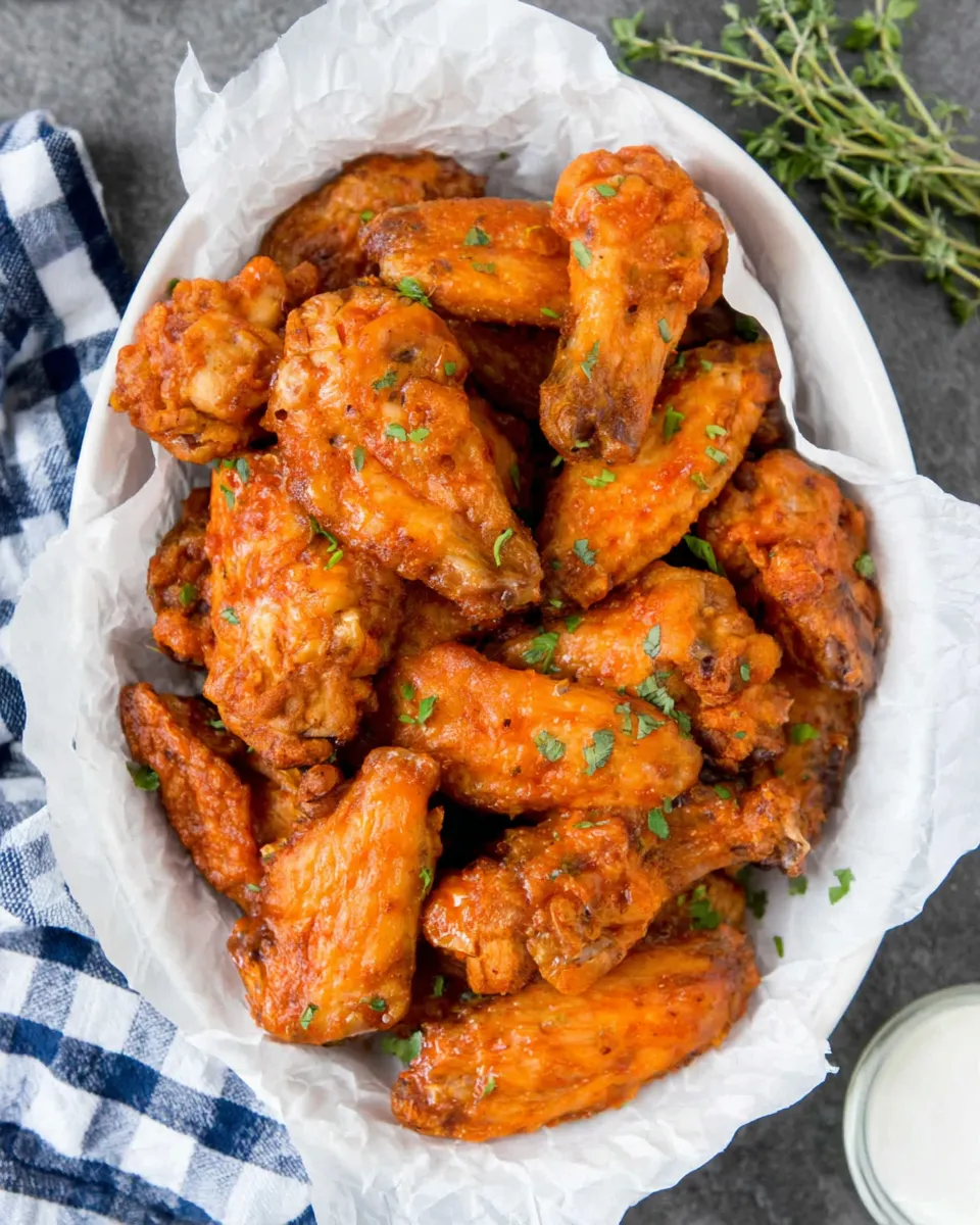 Classic Crispy Oven Baked Chicken Wings dish photo
