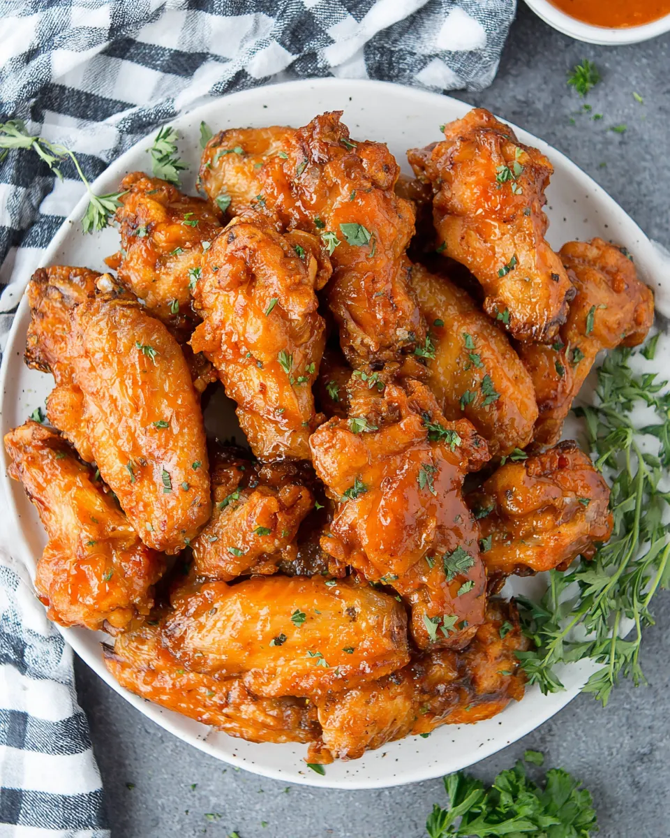 Delicious Crispy Oven Baked Chicken Wings image