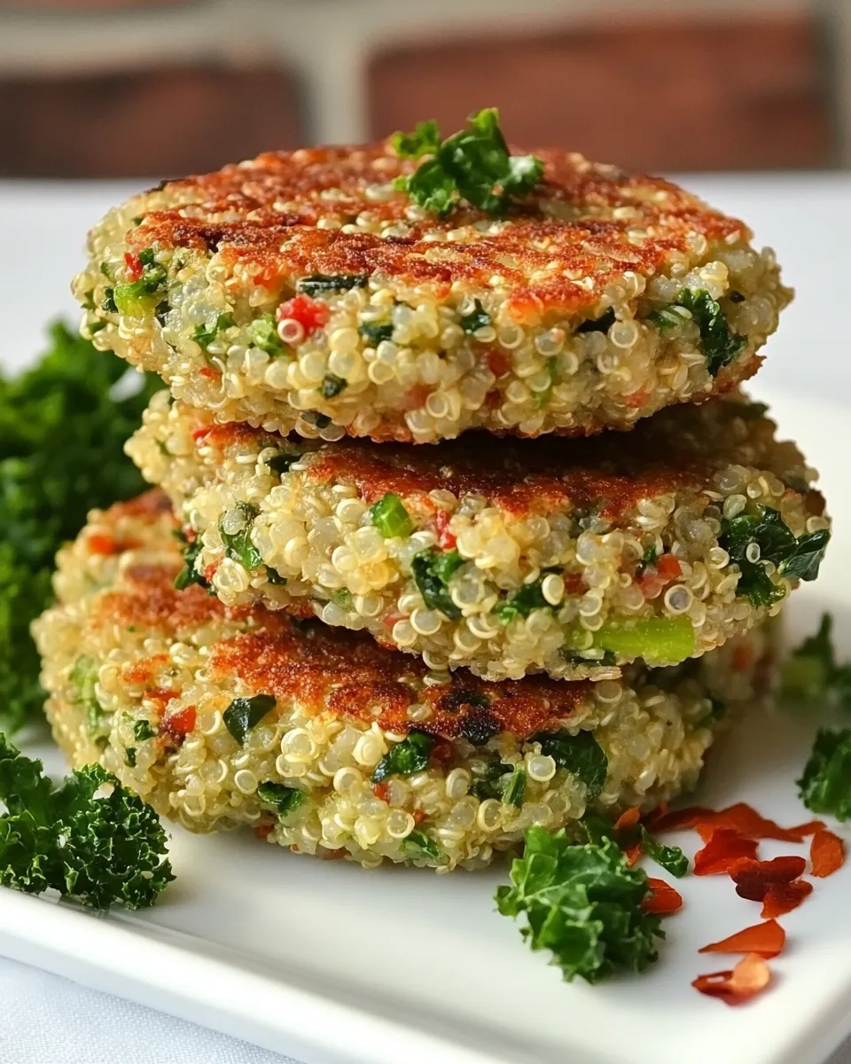 Homemade Crispy Quinoa & Kale Fritters photo