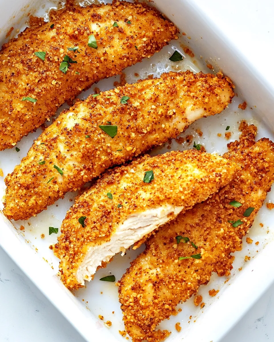 Homemade Crispy Ritz Cracker Chicken Tender Recipe photo