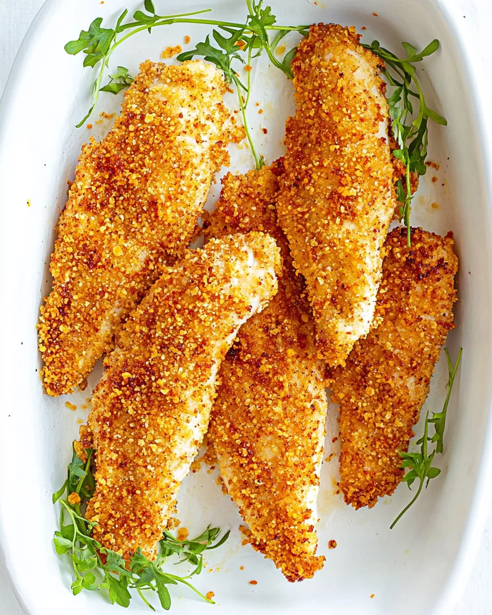 Classic Crispy Ritz Cracker Chicken Tender Recipe image