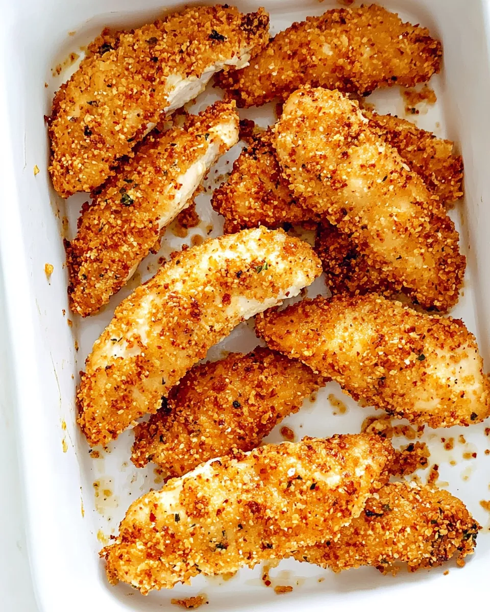 Delicious Crispy Ritz Cracker Chicken Tender Recipe shot