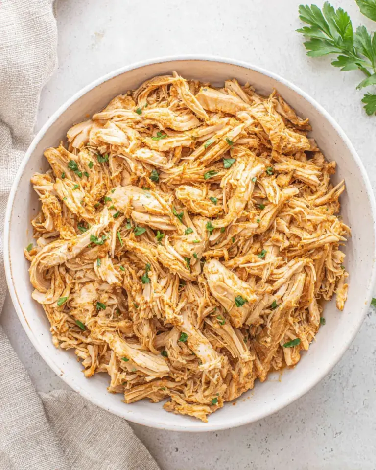 Homemade Crockpot Shredded Chicken recipe photo