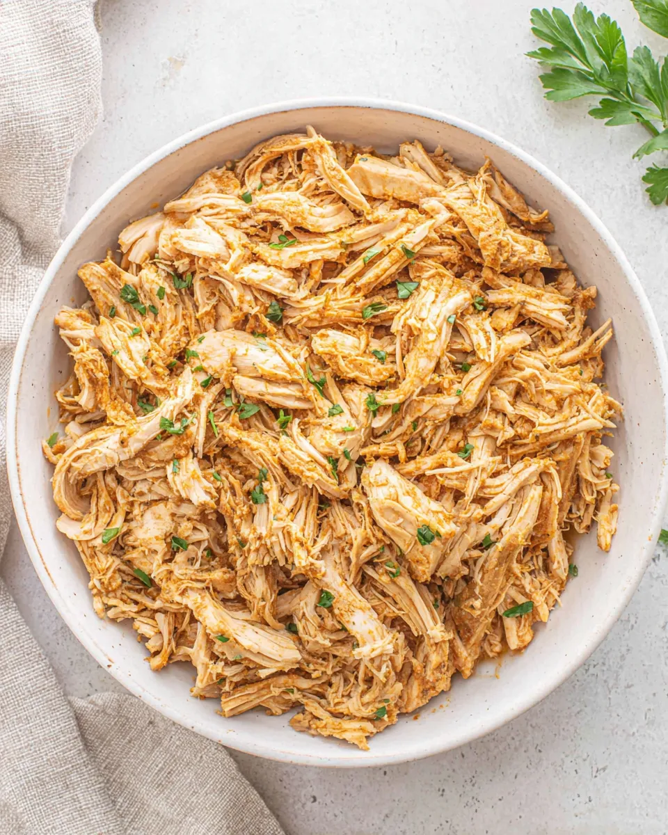 Homemade Crockpot Shredded Chicken recipe photo