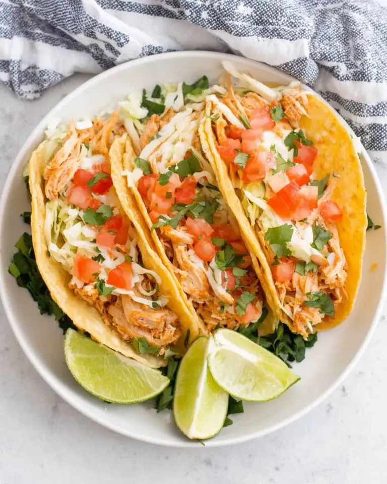 Homemade Crockpot Shredded Chicken Tacos recipe photo