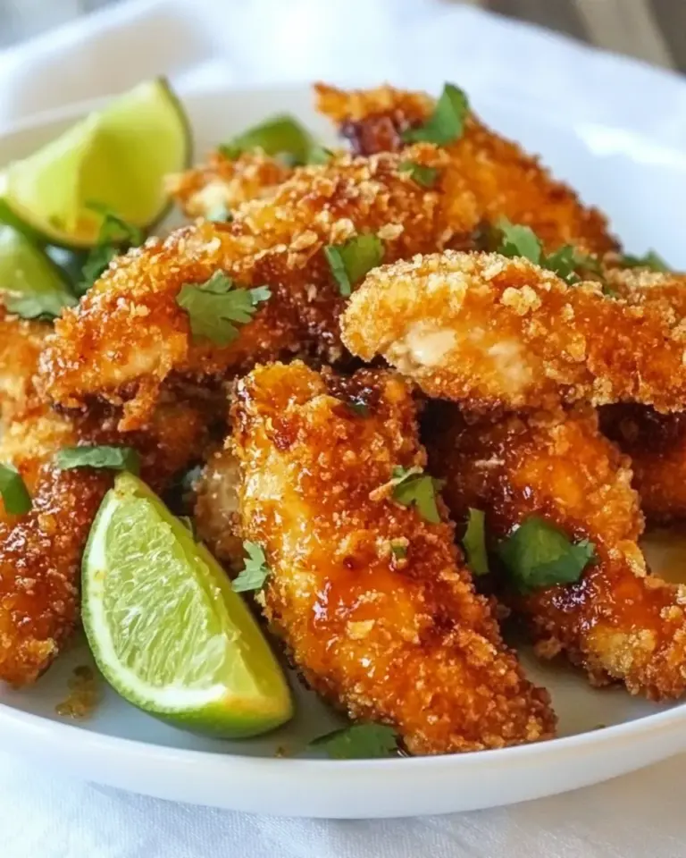 Homemade Crunchy Honey Lime Chicken photo