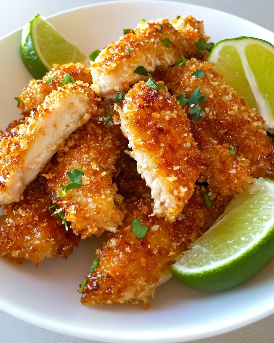 Easy Crunchy Honey Lime Chicken recipe photo