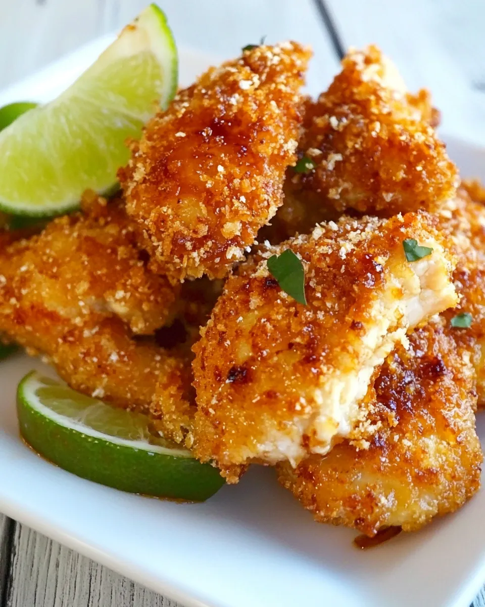 Delicious Crunchy Honey Lime Chicken dish photo