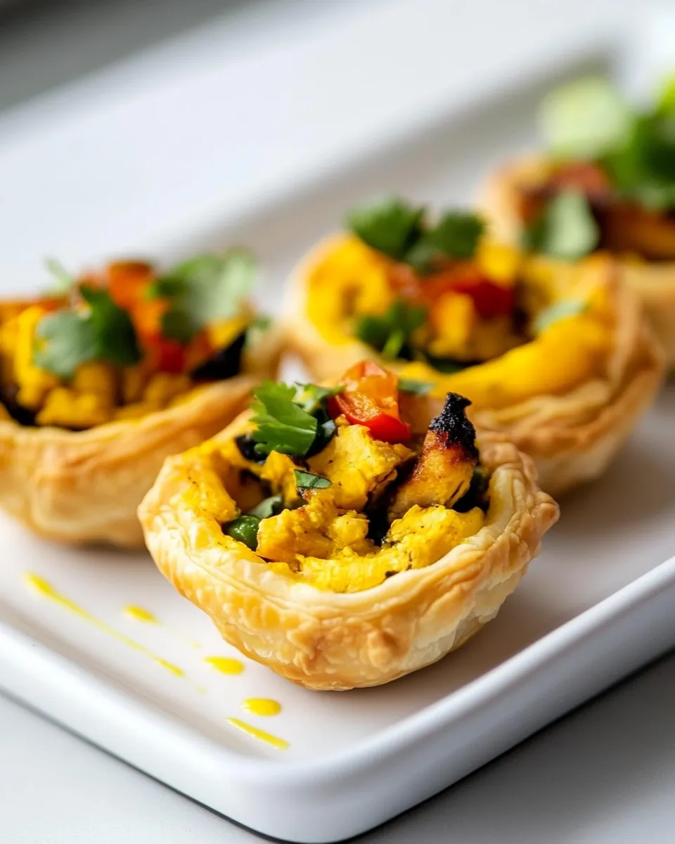 Classic Curried Chicken Pastry Cups image