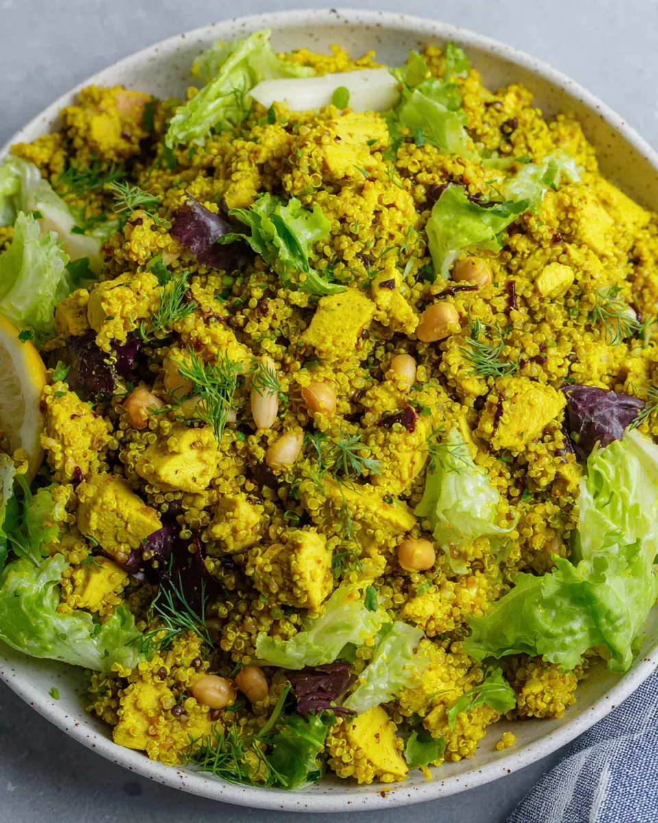 Classic Curried Quinoa Chicken Salad dish photo