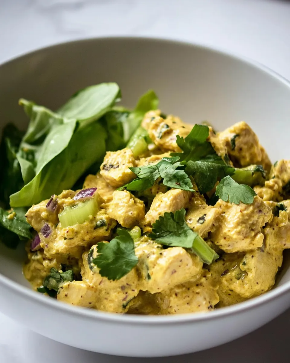 Classic Curry Chicken Salad with Celery image