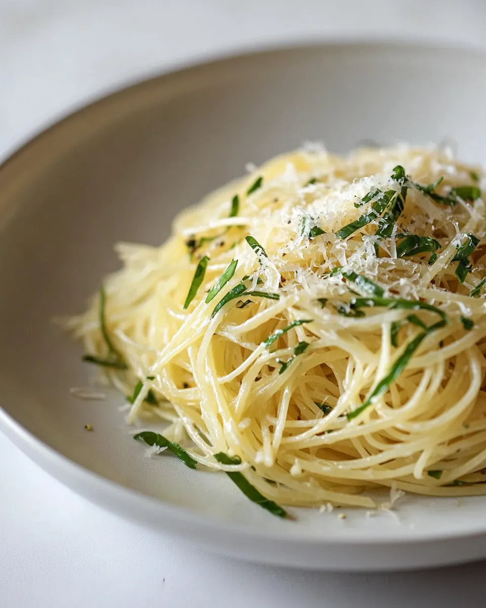 Classic Delicious Angel Hair Pasta image