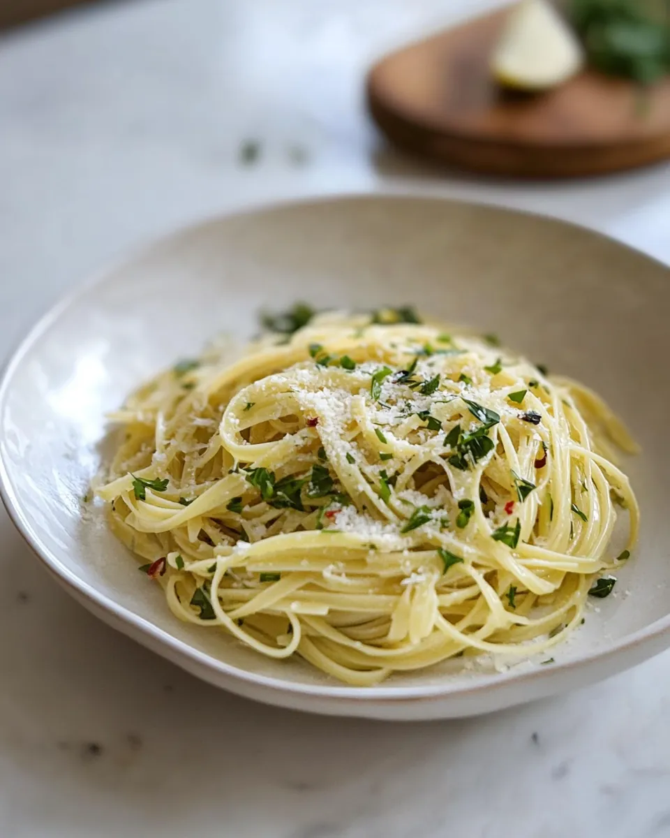 Delicious Delicious Angel Hair Pasta shot