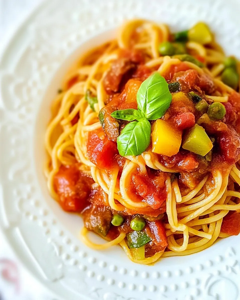 Classic Dominican Spaghetti (Espaguetis) image