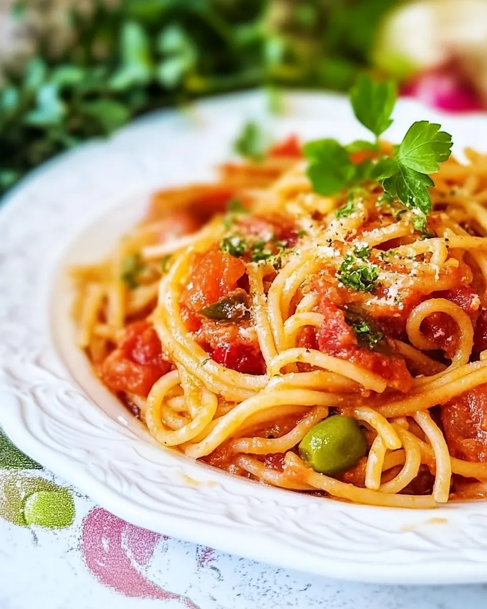 Delicious Dominican Spaghetti (Espaguetis) dish photo