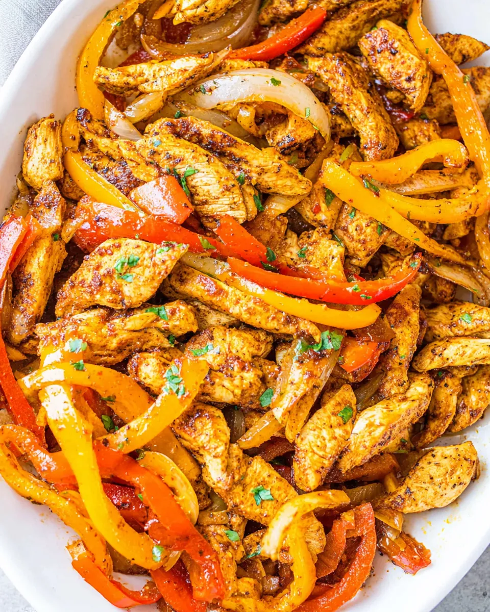 Classic Easy 30-Minute Chicken Fajitas image