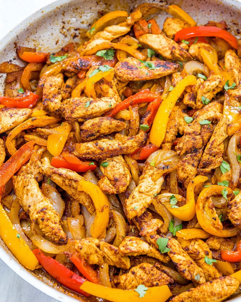 Quick Easy 30-Minute Chicken Fajitas dish photo
