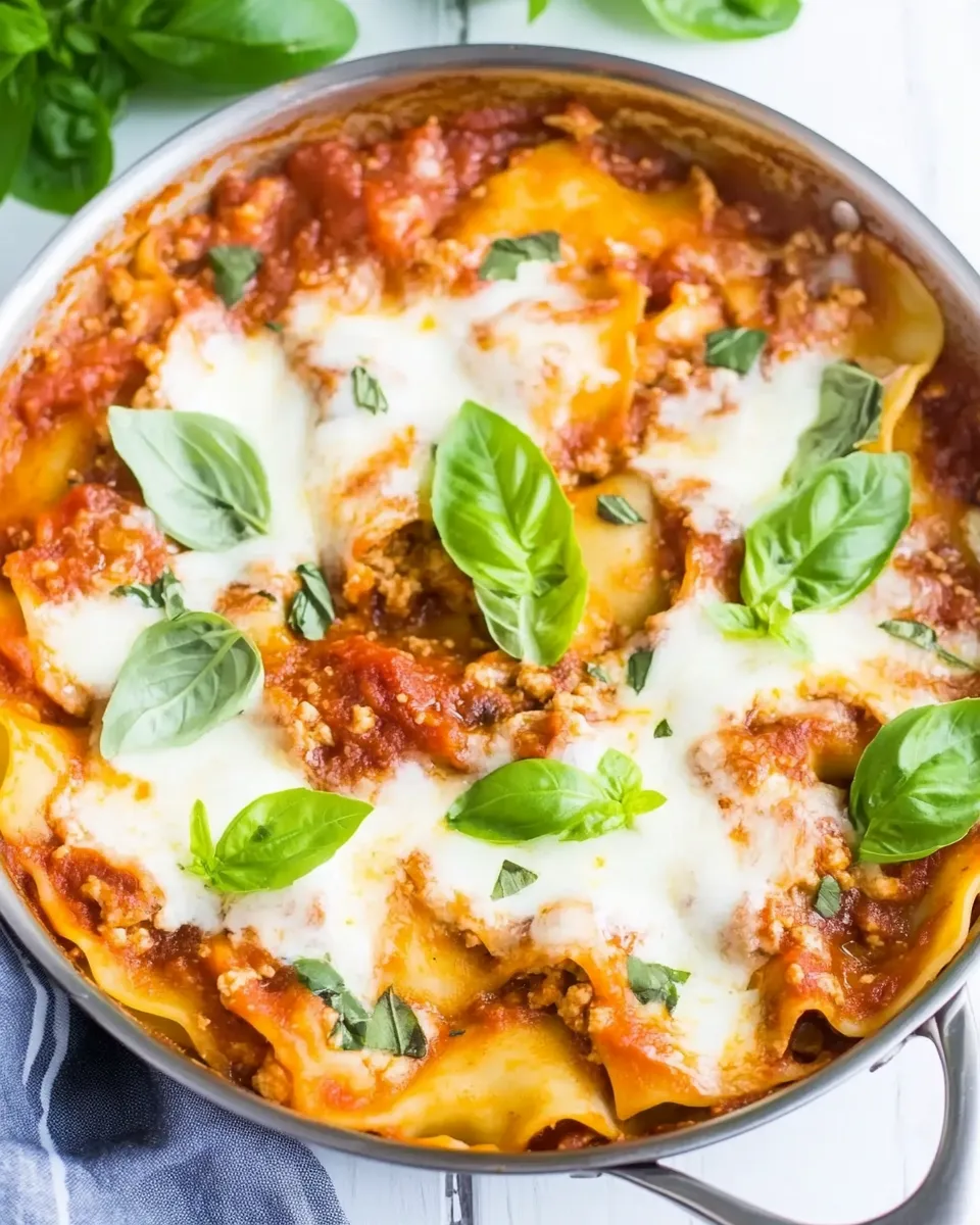 Classic Easy 30-Minute One-Skillet Lasagna image