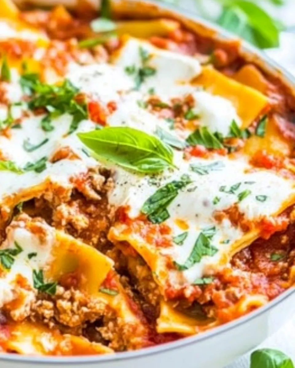 Easy Easy 30-Minute One-Skillet Lasagna picture
