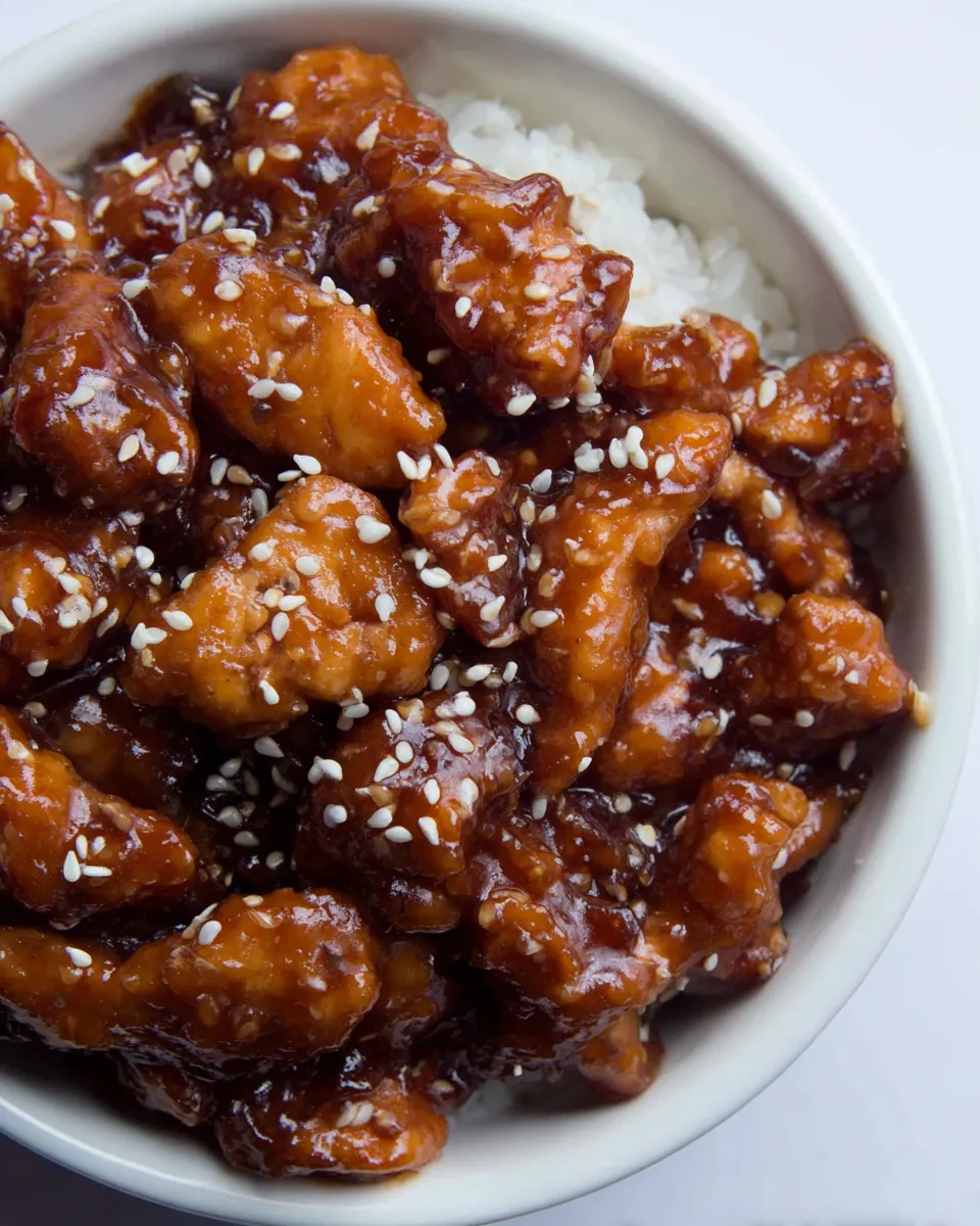 Quick Easy 6-Ingredient Sesame Chicken dish photo