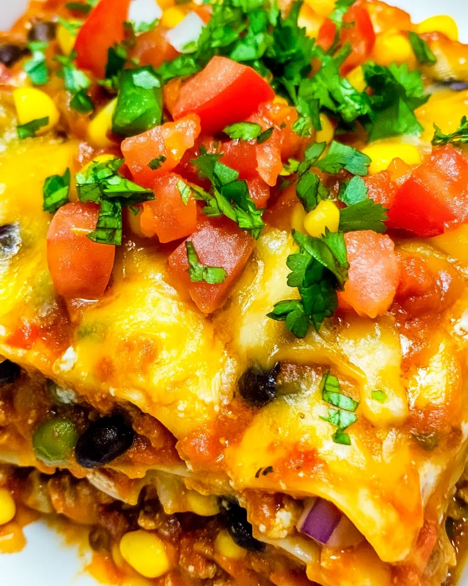 Classic Easy And Delicious Mexican Lasagna Recipe image