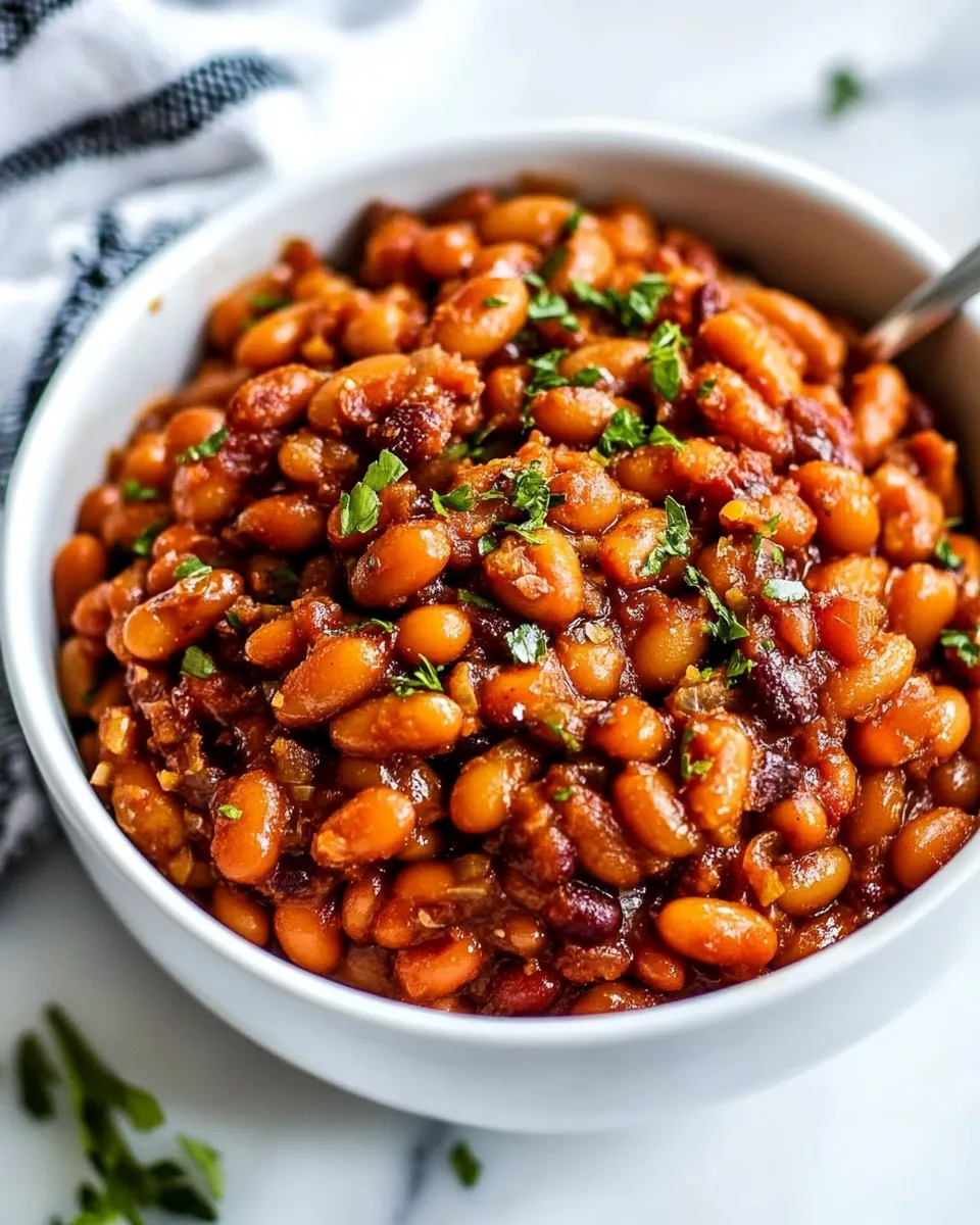 Delicious Easy Baked Beans recipe photo