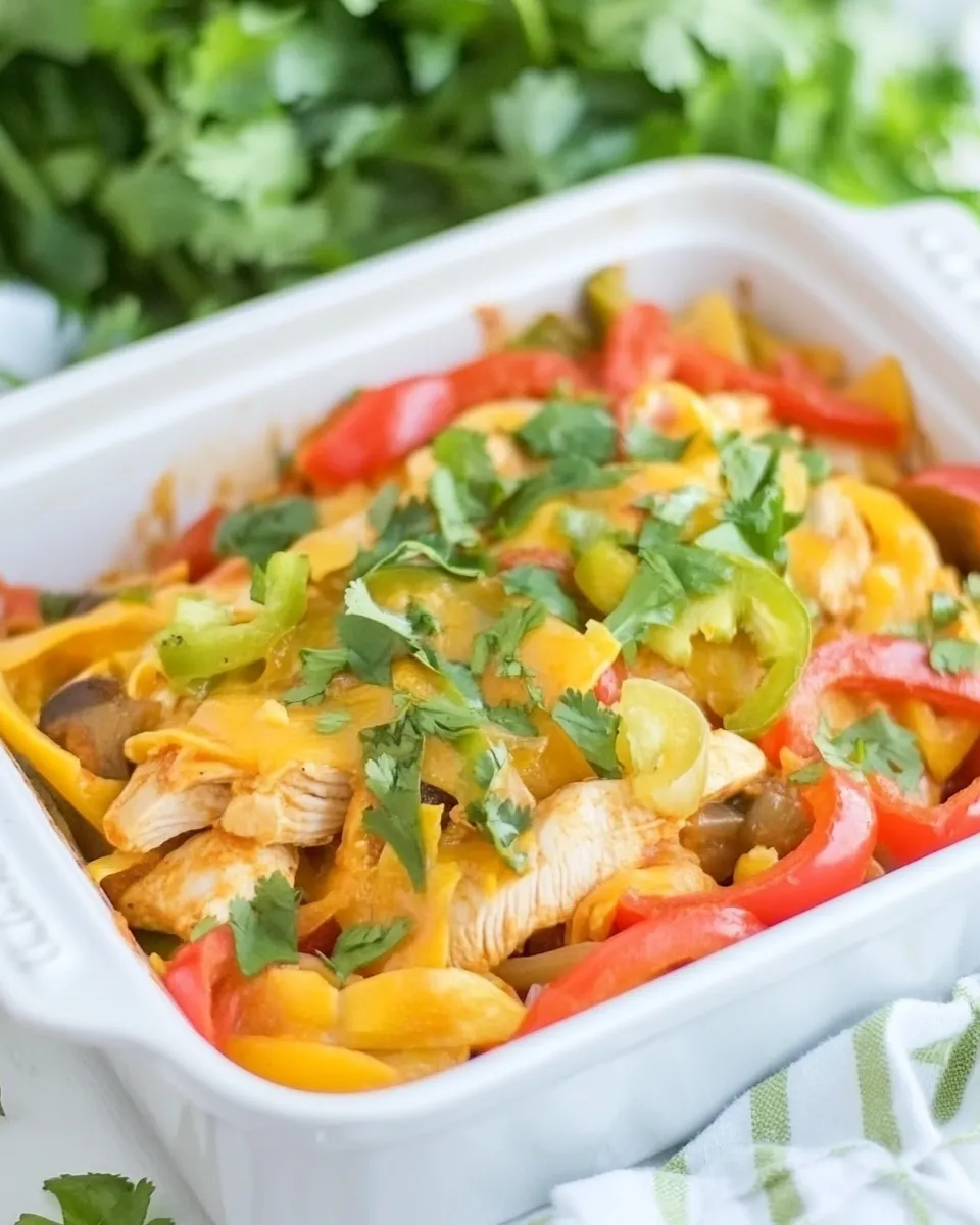 Homemade Easy Baked Chicken Fajitas photo
