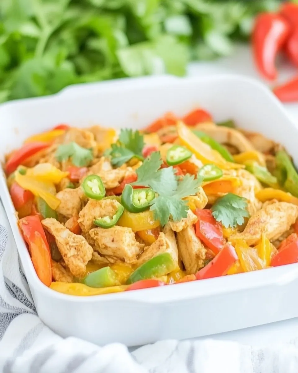Delicious Easy Baked Chicken Fajitas recipe photo
