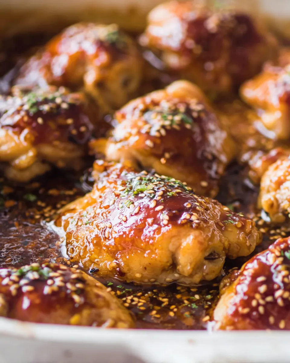 Delicious Easy Baked Honey Garlic Chicken recipe photo
