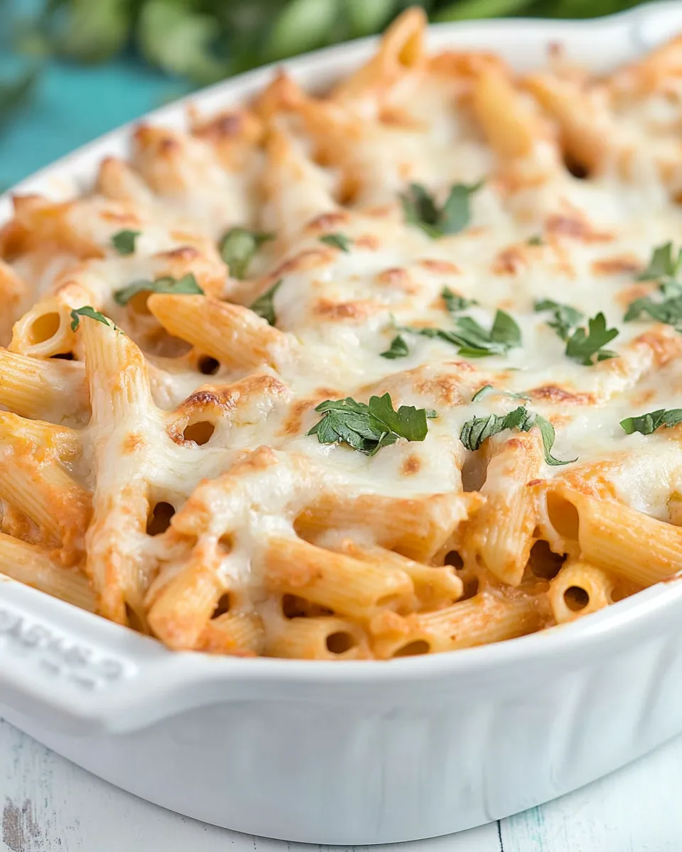 Classic Easy Baked Penne Pasta image