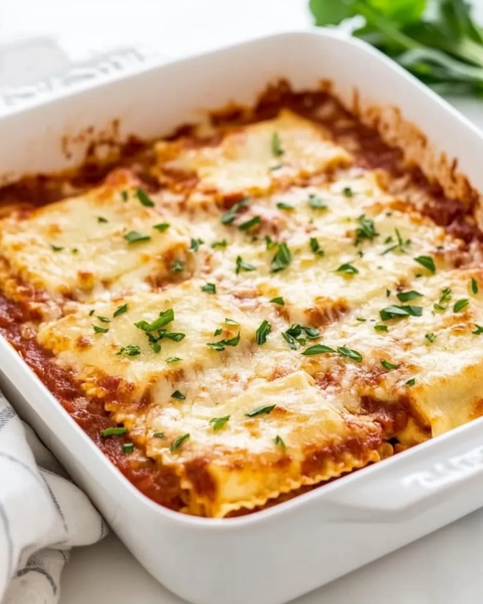 Classic Easy Baked Ravioli image