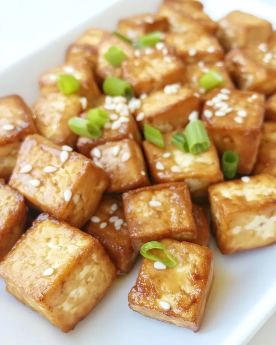 Delicious Easy Baked Tofu (Savory!) dish photo