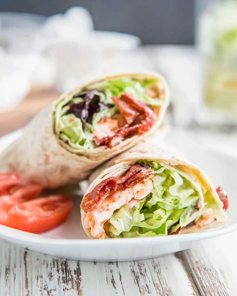 Quick Easy Buffalo Chicken Wraps image