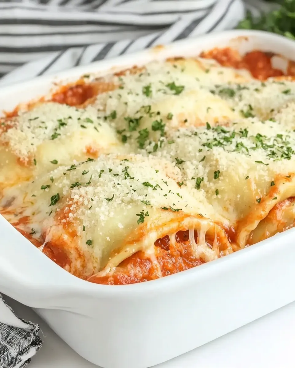 Homemade Easy Cheesy Baked Ravioli (Four Ingredients!) photo