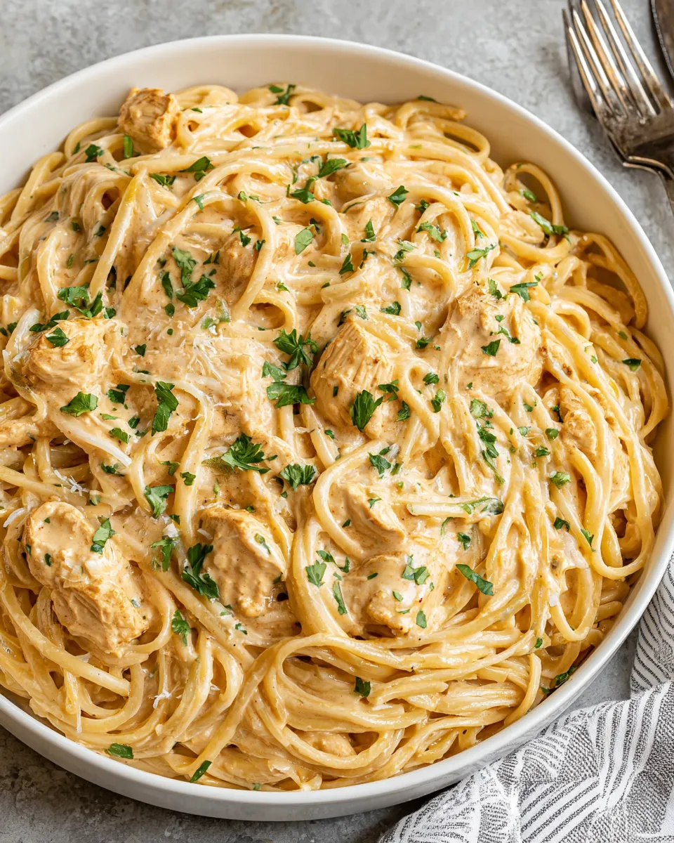 Homemade Easy Cheesy Buffalo Chicken Pasta photo