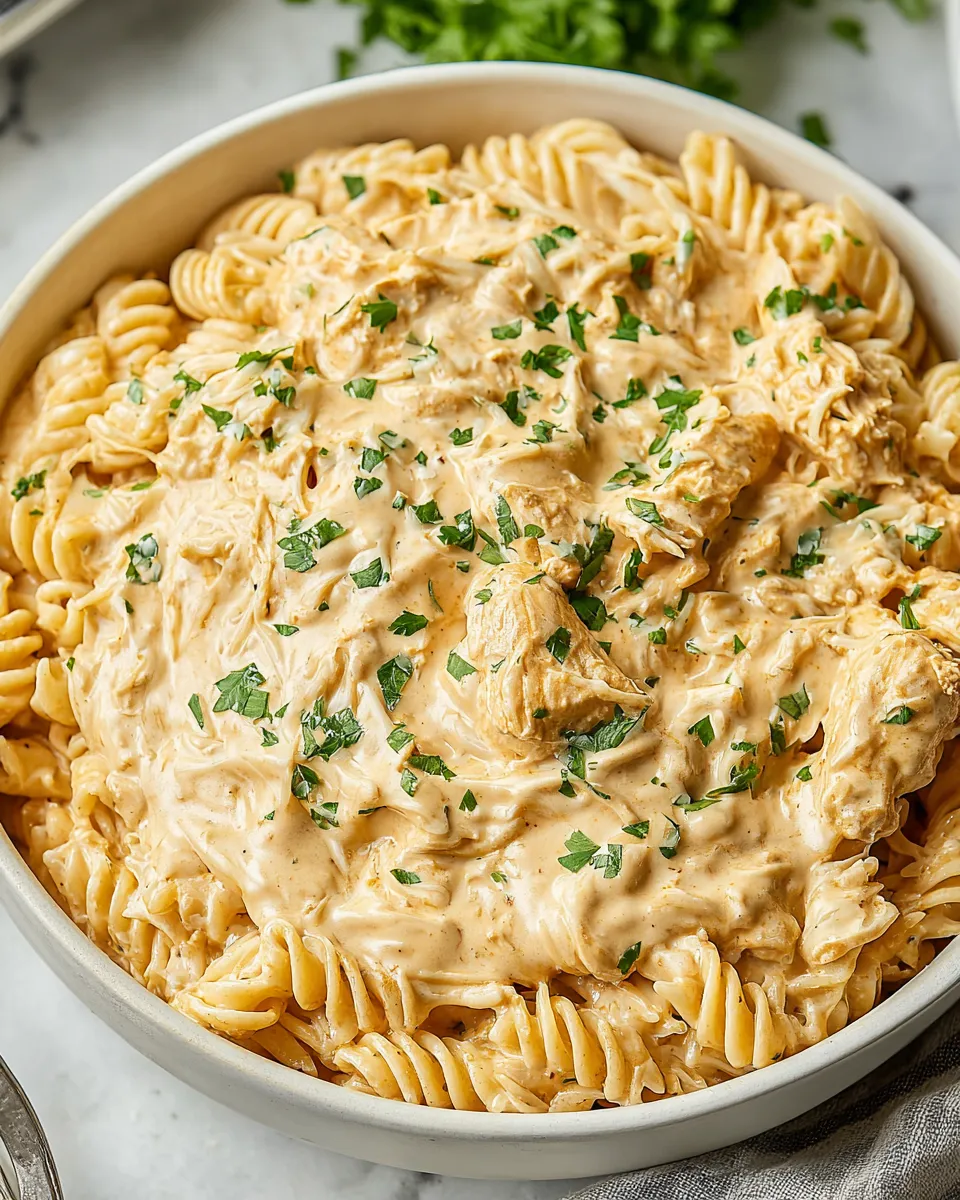Classic Easy Cheesy Buffalo Chicken Pasta image