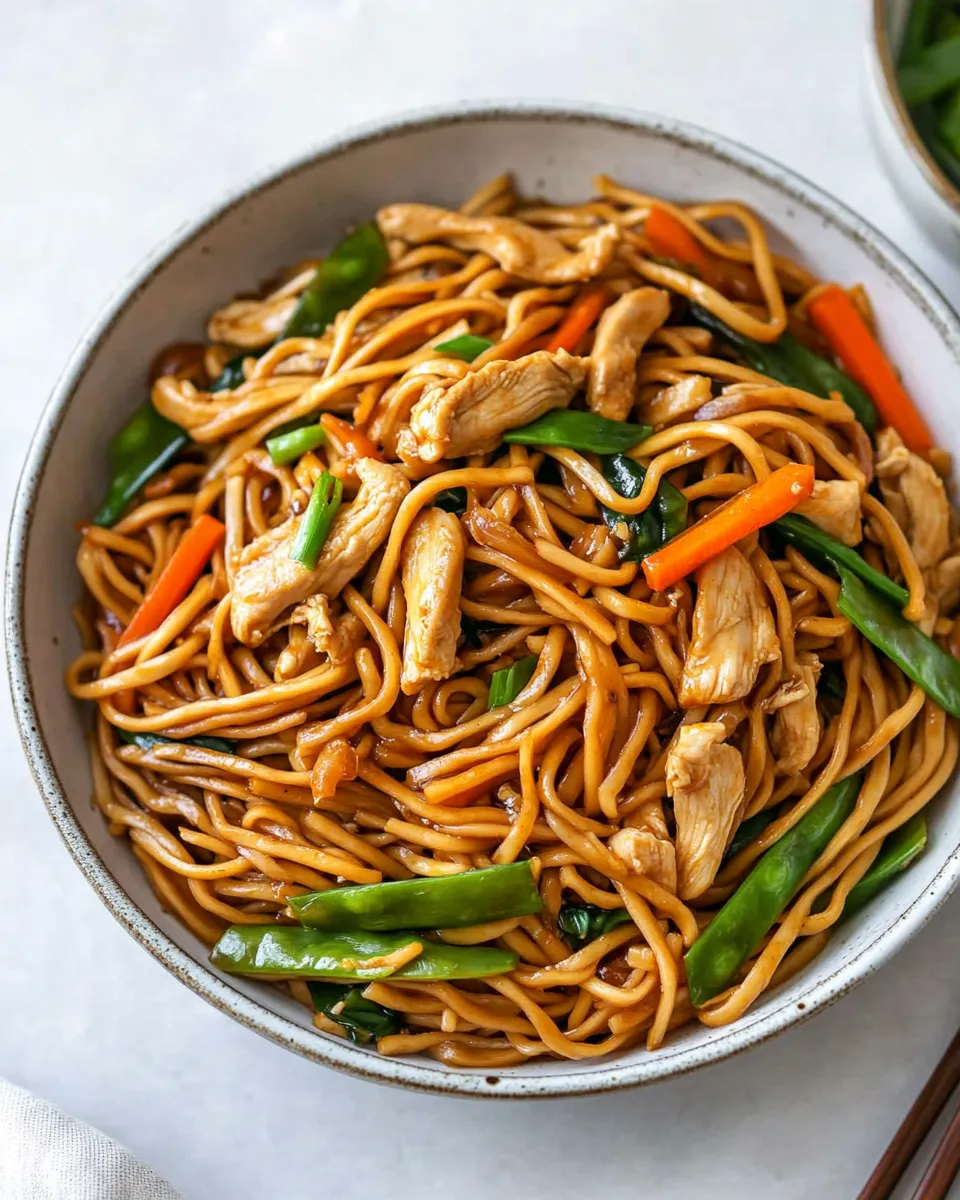 Homemade Easy Chicken Chow Mein photo