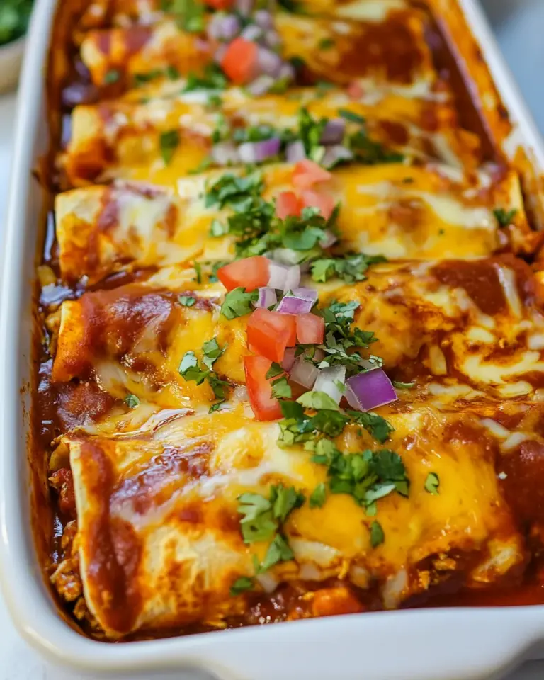 Homemade Easy Chicken Enchiladas photo