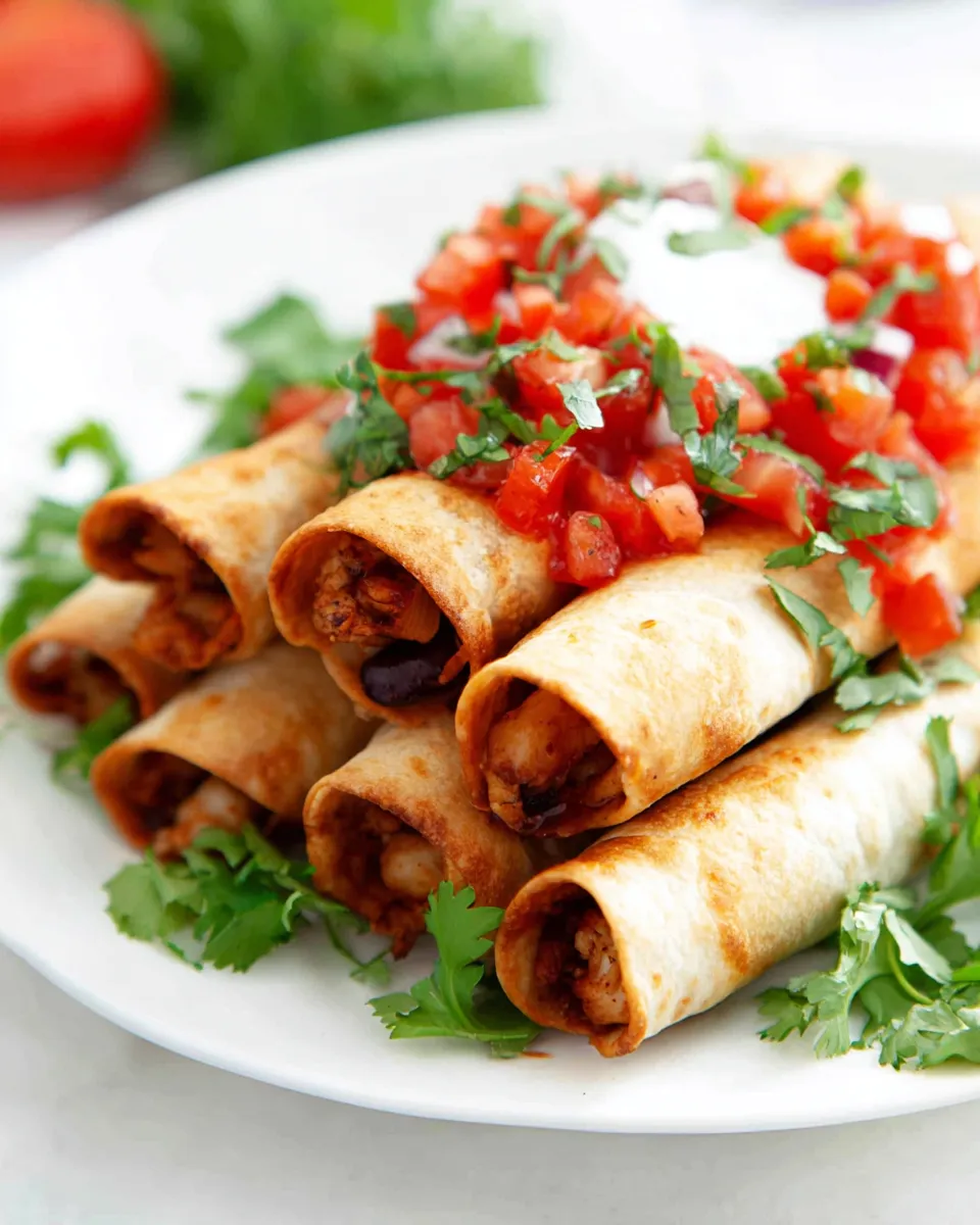 Homemade Easy Chicken Flautas Recipe photo