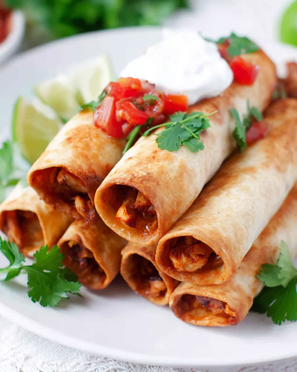 Classic Easy Chicken Flautas Recipe image