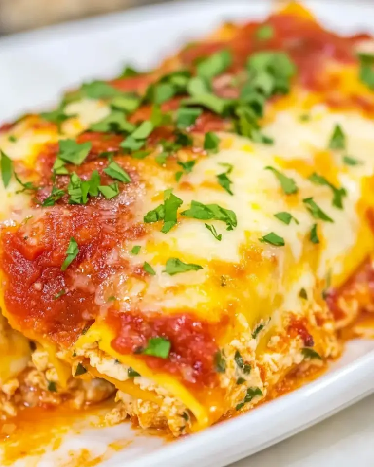 Homemade Easy Chicken Manicotti photo