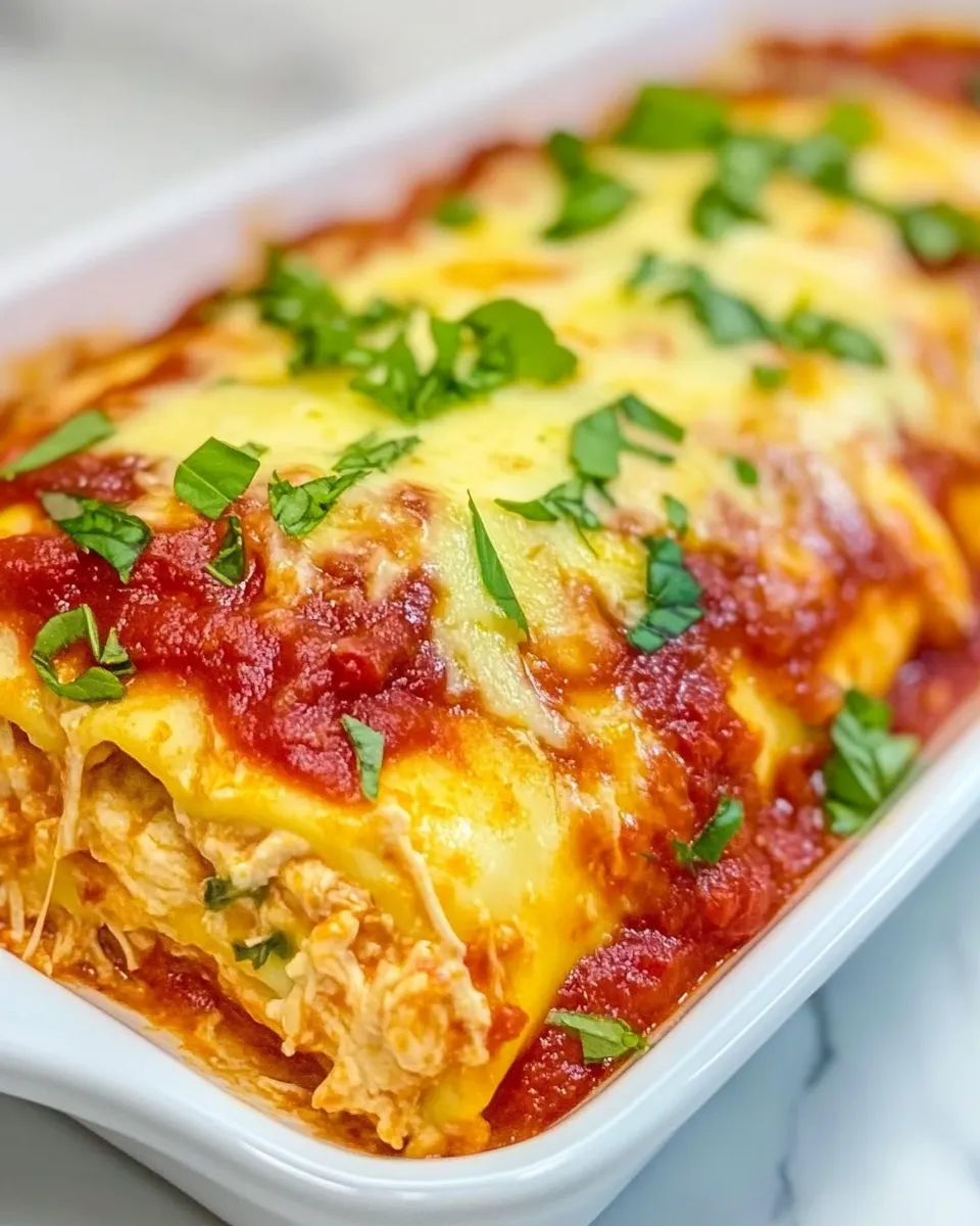 Classic Easy Chicken Manicotti image