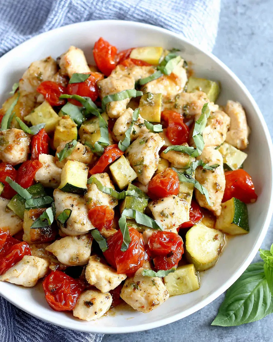 Homemade Easy Chicken Skillet with Vegetables photo