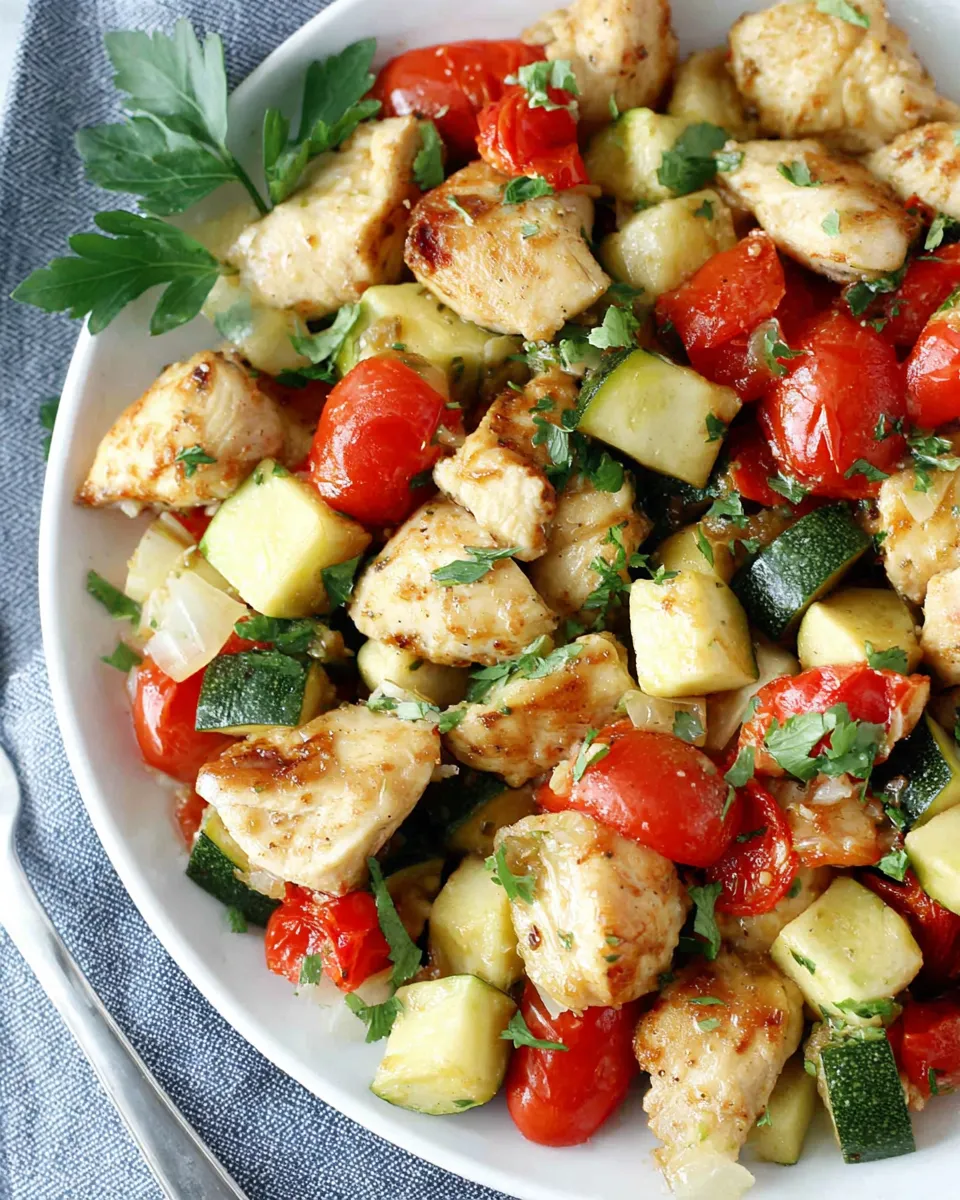 Delicious Easy Chicken Skillet with Vegetables recipe photo